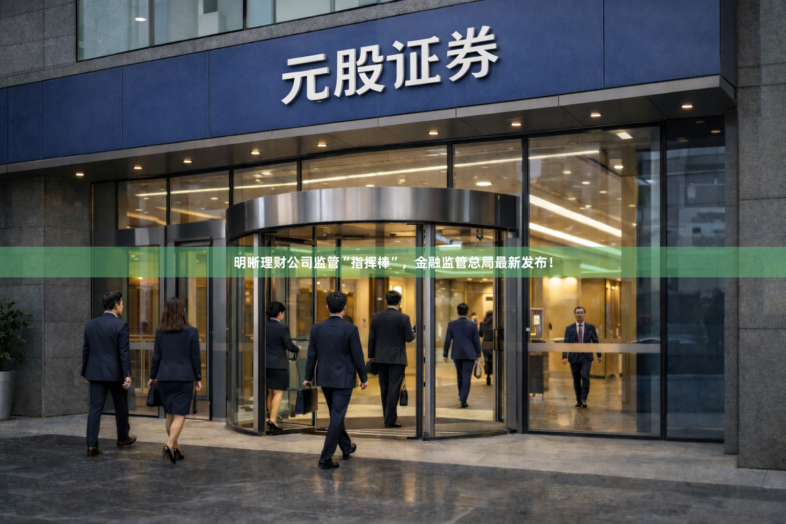 明晰理财公司监管“指挥棒”，金融监管总局最新发布！